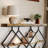 3-Tier Entryway Table, Industrial Console Sofa Table with Storage, Accent Table with Open Shelves, x-Shaped Metal Frame, Foyer Table for Entryway, Hallway-844499238-844499232