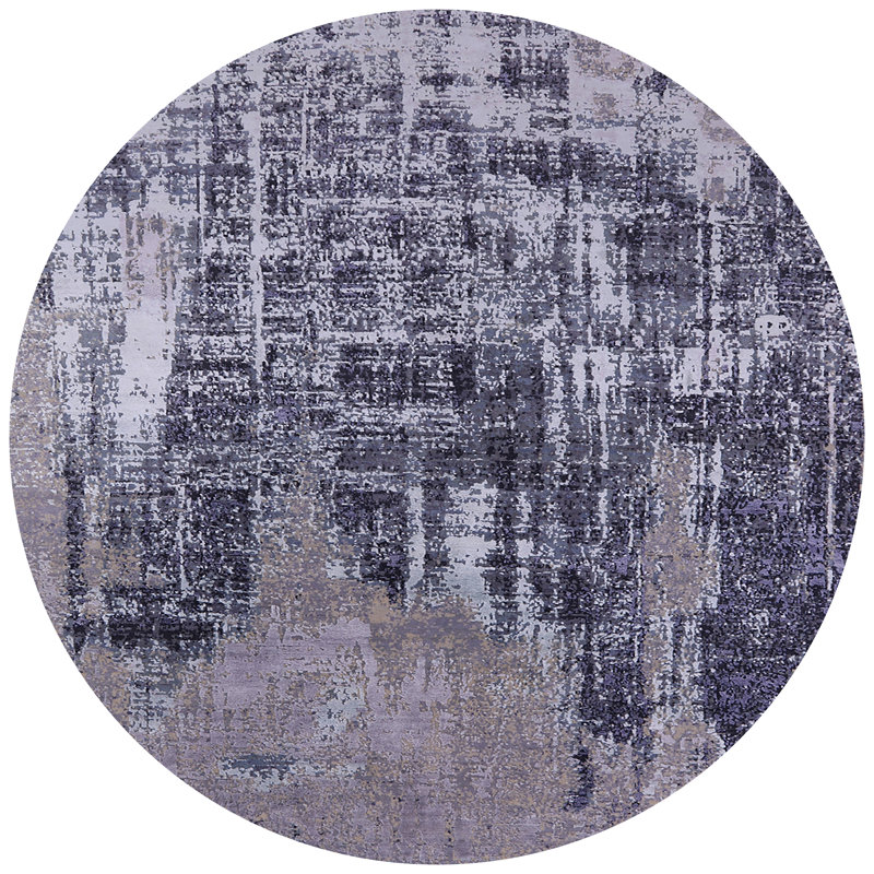 Tapis gris, Rond 4 pi
