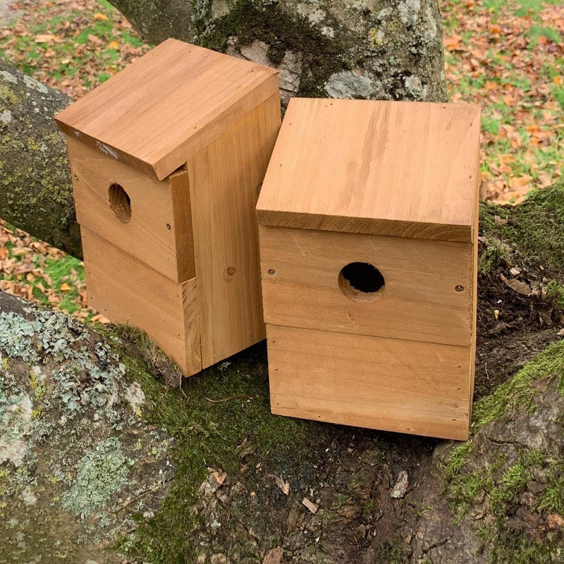 Wooden Multi-Hole Mounted Bird House