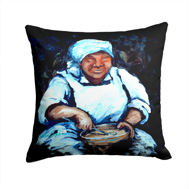 Coussin décoratif intérieur/extérieur cornbread eau chaude, H 14 po x l 14 po x P 4 po