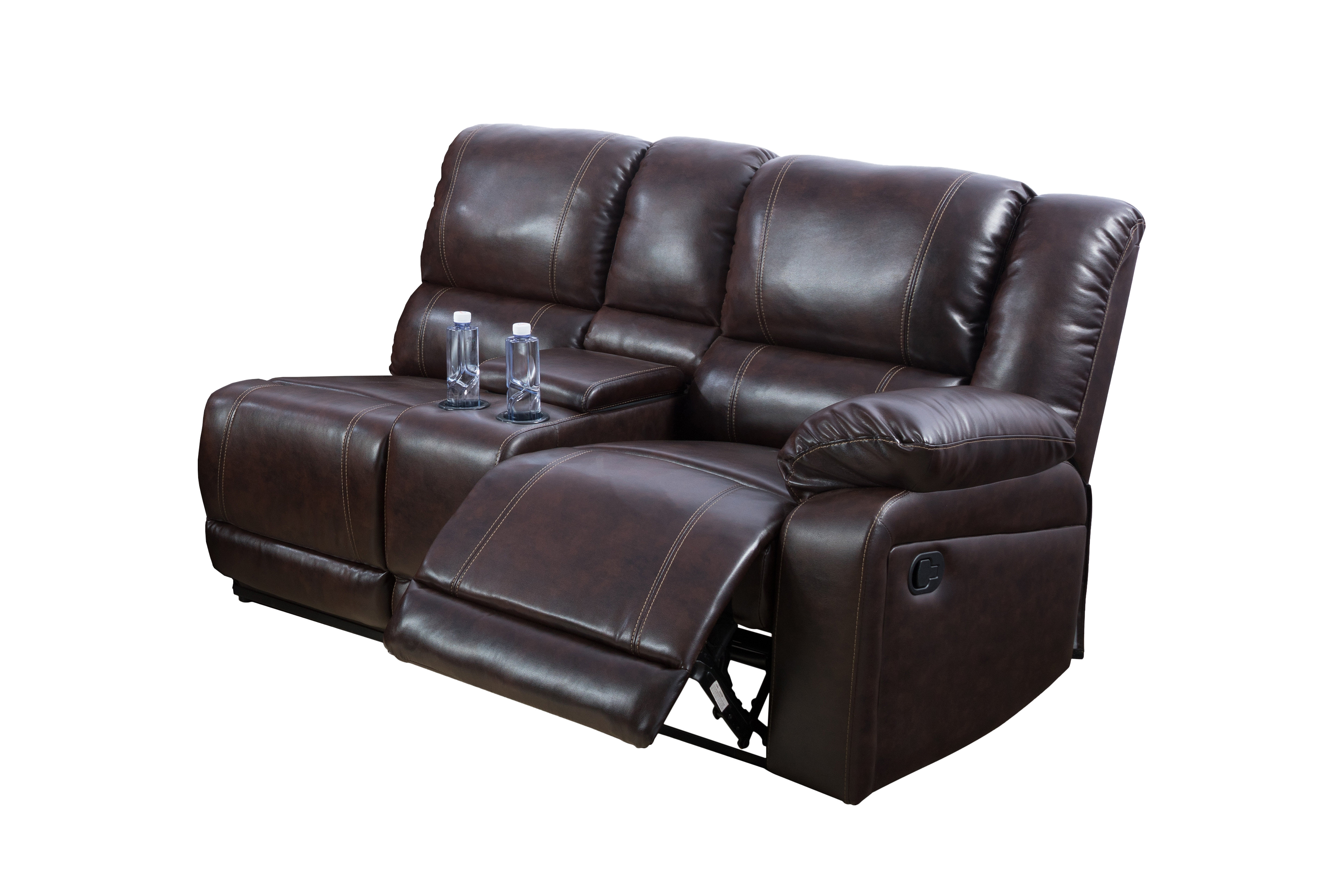Red Barrel Studio® Faux Reclining Configurable Living Room Set | Wayfair