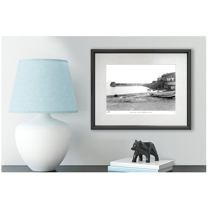 Craster, The Harbour C1950 - Single Picture Frame Print, 40cm H x 50cm W x 2.3cm D
