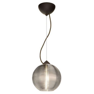 Luminaire sphère suspendu 1 lumières simple Kristall