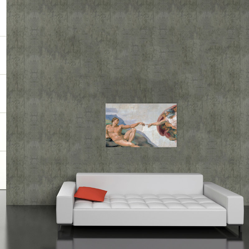 Michelangelo - No Frame Print on Wood, 62cm H x 100cm W x 1.8cm D