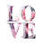 Love Bloom - Purple Framed Canvas for Bedroom Decor