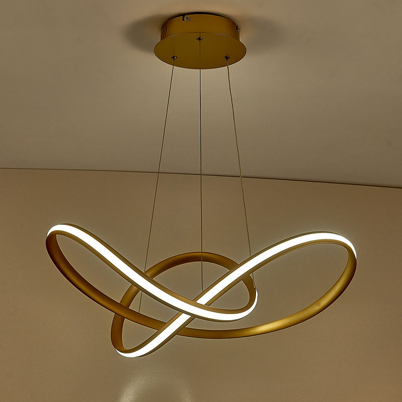 1 - Light Natural LED Chandelier Pendant