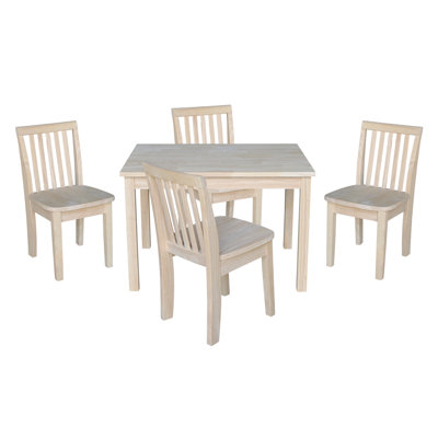 Shirehampton Kids 5 Piece Solid Wood Play Or Activity Table and Chair Set