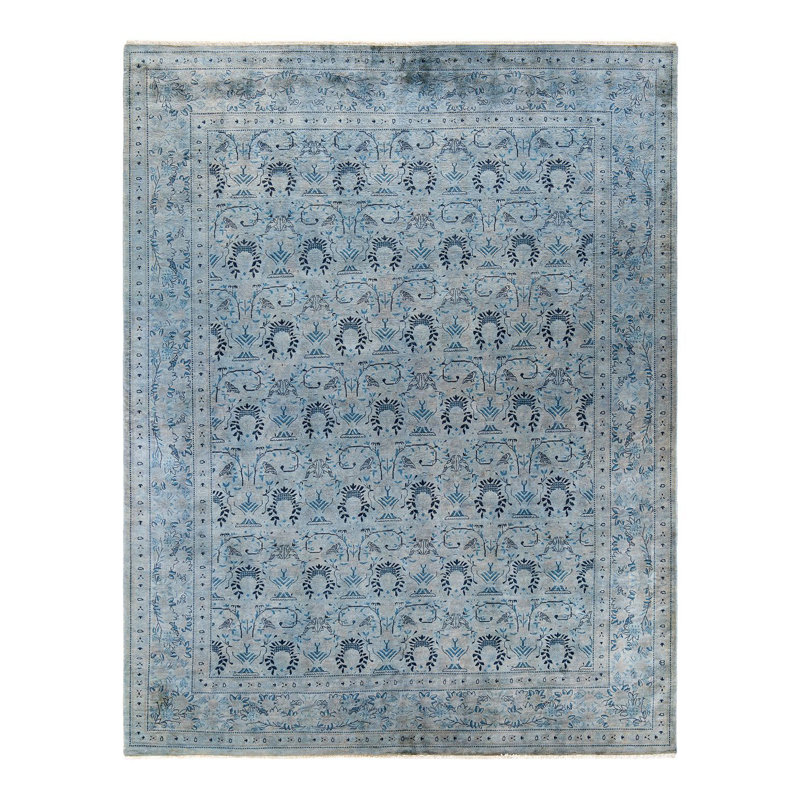 Cuyuna One-of-a-Kind 8' 1" X 10' 2" New Age Wool Area Rug Gray