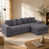 Polyester gris foncé est en rupture de stock