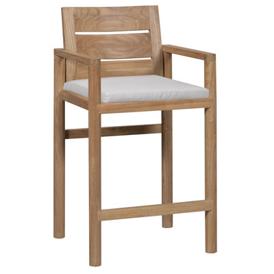 Horizon Outdoor Teak Bar Stool