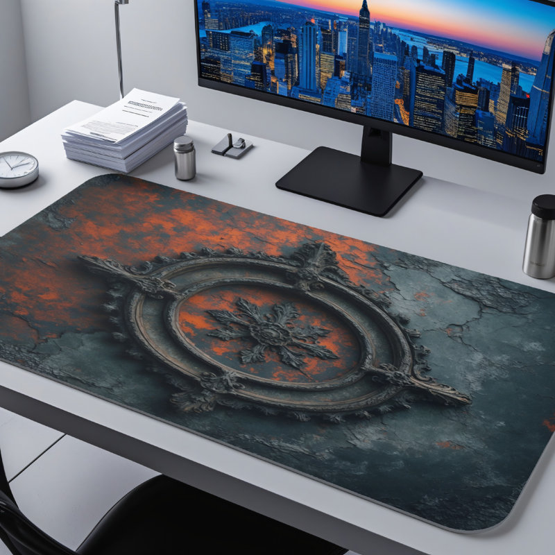 Polyester Desk Pad, 14.4x12.1