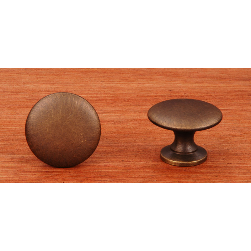 Poignée champignon 1 1/4 po Flat Face CK Series, Antique English