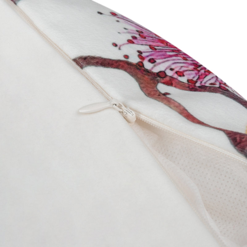 Housse de coussin décoratif brodée 12 x 20 pouces