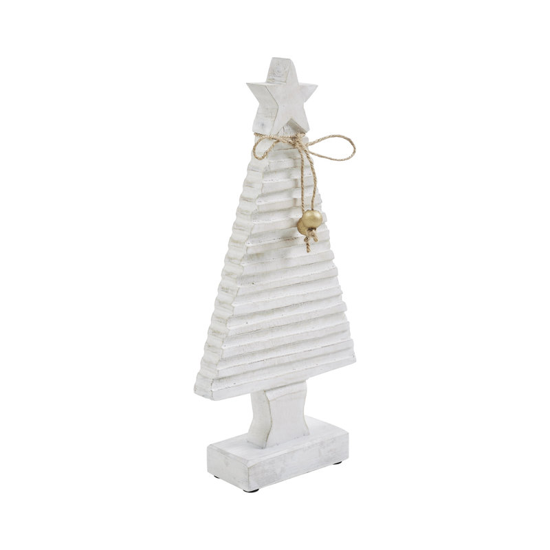 Arbre en bois blanc vieilli Starbright, H 13 po x l 6 po x P 2 po