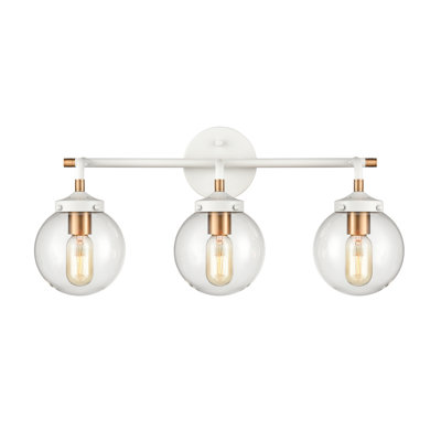 Corbridge 24'' Wide 3-Light Vanity Light - Matte White