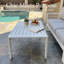 Table de bout rectangulaire moderne en aluminium pour terrasse Altura-114925764