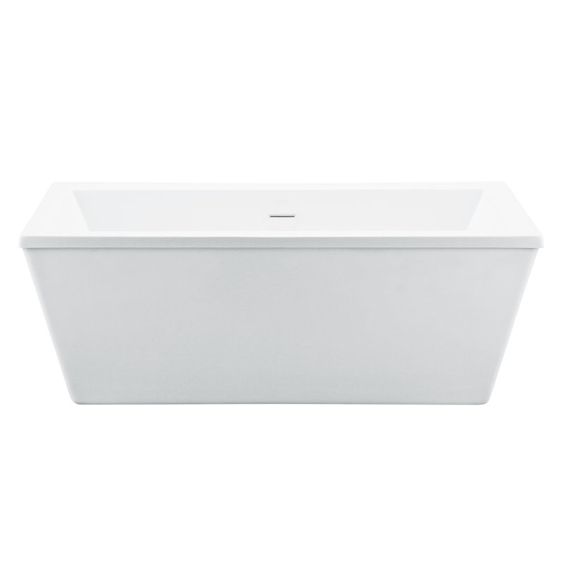 60'' x 36.25'' Freestanding Soaking Acrylic Bathtub