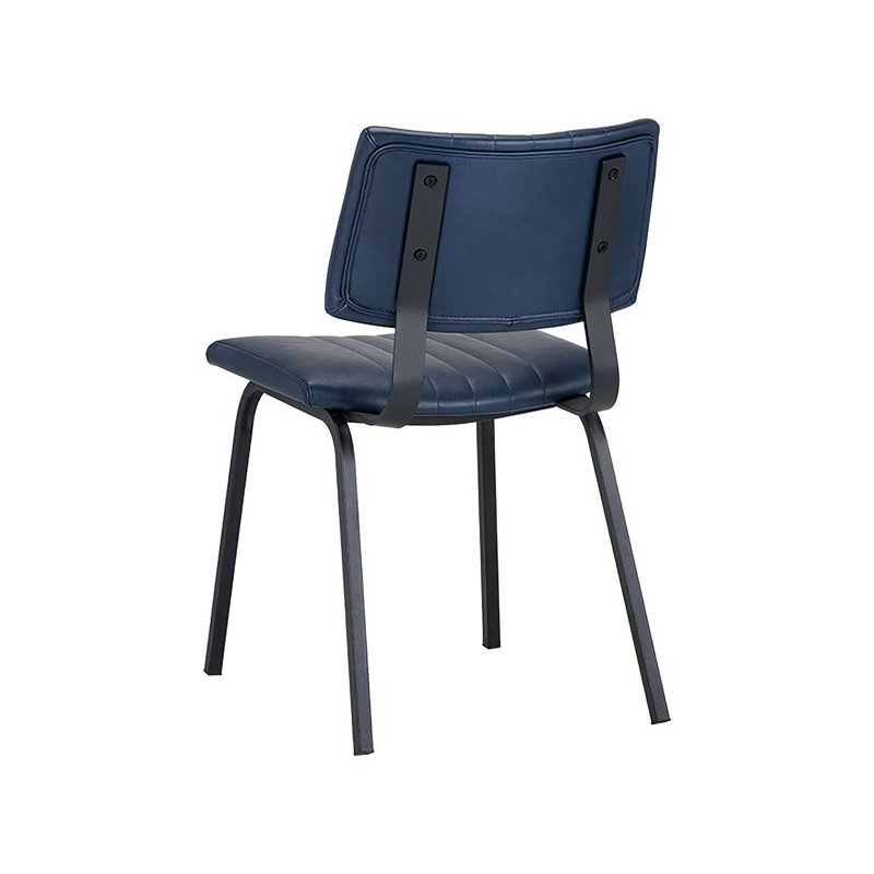 Berkley Upholstered Dining Chair, Navy Blue