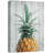 " Retro Wood Panel Vibrant Pineapple "-94537108