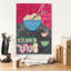 Toile épique Graffiti «Tablescape sushi» par Courtney Prahl, 18 po x 26 po-134332837