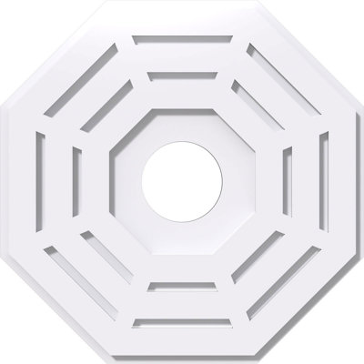 Médaillon de plafond contemporain en PVC Westin