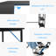 L-Shaped Steel Computer Desk-1113643026
