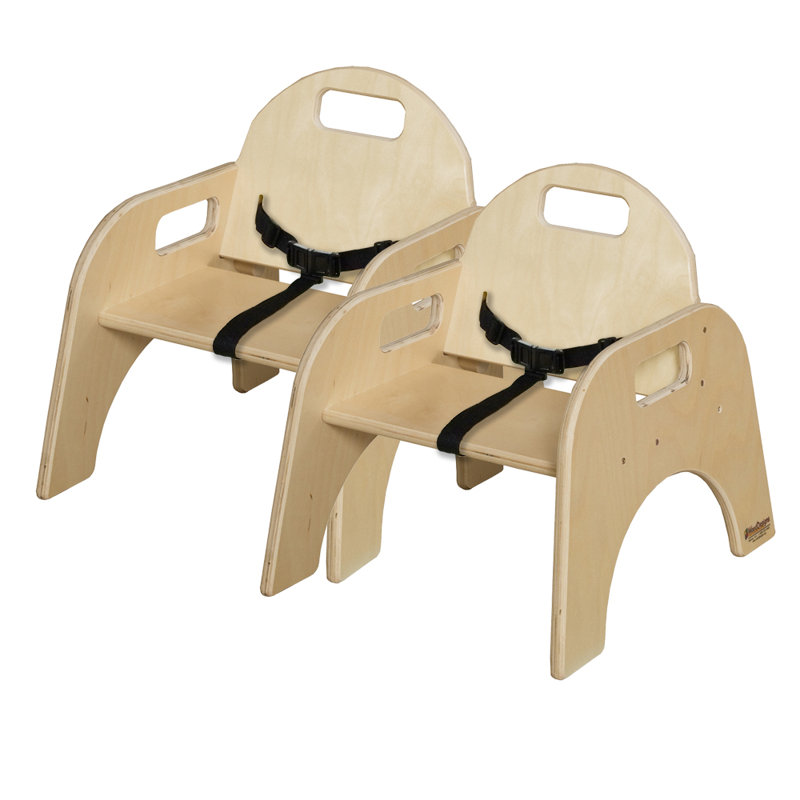 Woodie Chair Carton, Includes Belt Strap, 7", Standard Birch