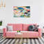 Aquarium Florabell avec bulles sur toile-1197051446