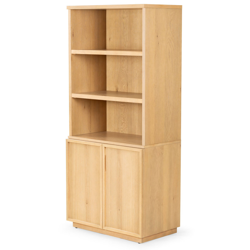Hudson Storage Bookcase, Natural