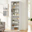 Bibliothèque à 8 couches pour CD, chambre à coucher multifonctionnelle, hauteur de tablette réglable, conception amovible, fabrication, unité de rangement à support de charge de 25 lb, étagère à deux cubes, amovible-126094421