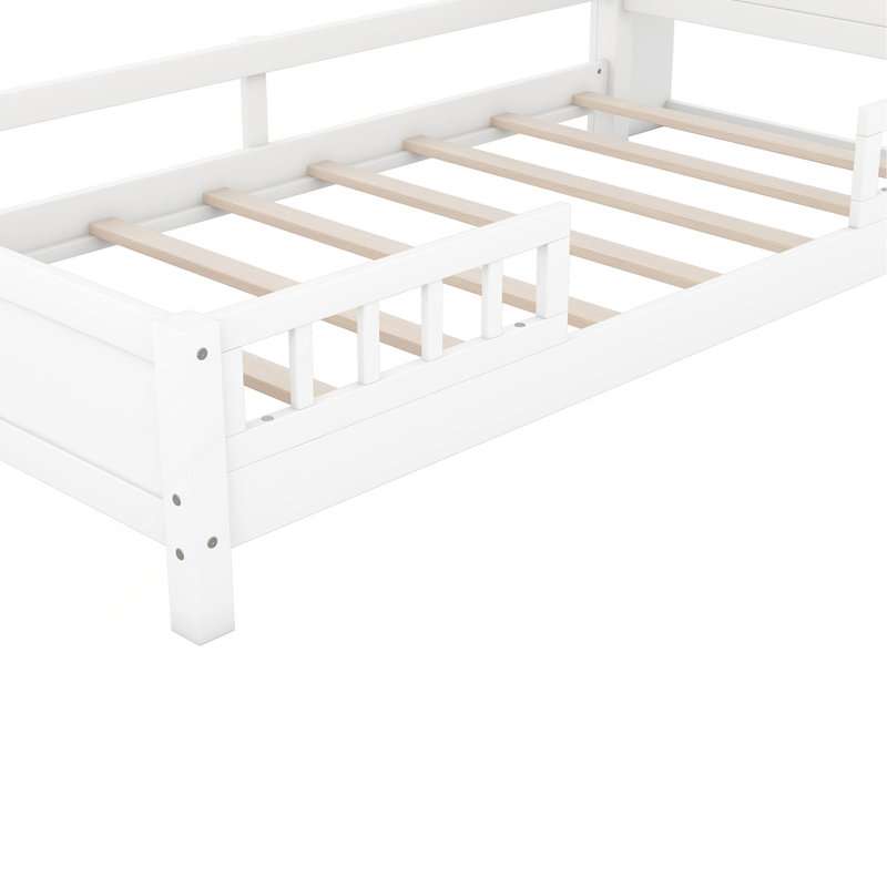 Lit plateforme polyvalent avec rangement intégré et caractéristiques de sécurité pour un sommeil paisible
