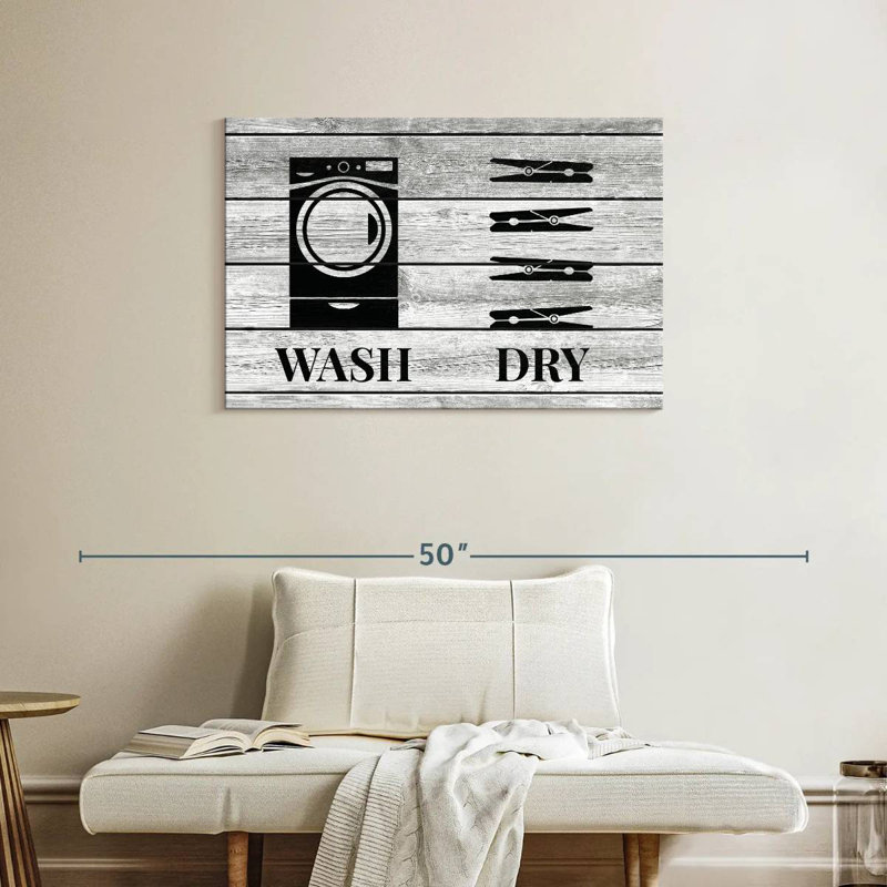 Tergel Rustic Wash And Dry Icons, 24" H x 36" W