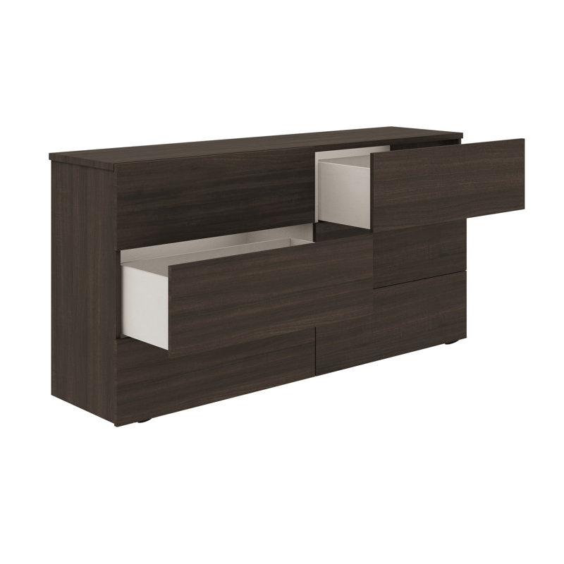 Commode Paugh mat., Noir, noir, noir, noir
