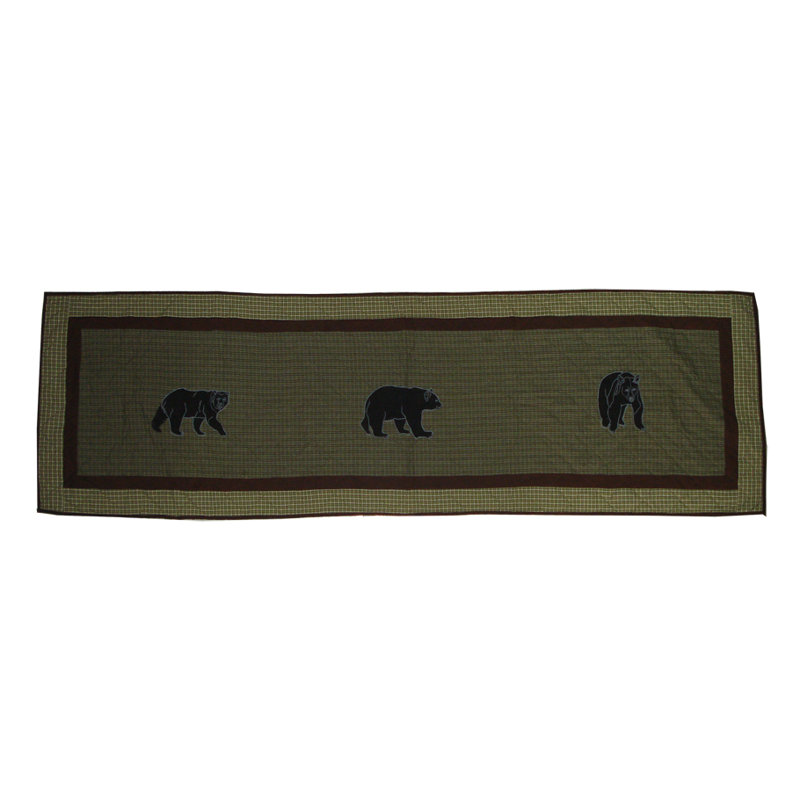 Bear Country Bed Runner, Queen