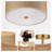 13" Woven Rattan Boho Ceiling Light Fixture, 3-Light Modern Semi Flush Mount Lamp With Drum Fabric Shade, Rustic Brown Lighting For Bedroom, Dining Room, Living Room, Hallway, Entryway