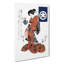 Geisha Carrying A Plant by Toyohara Kunichika - Wrapped Canvas-55365976