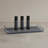 One Size Bath Accessories Set, Charcoal Mist