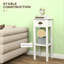 Ensemble de tables d'appoint, tables de bout avec tiroir et tablette