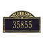 Sunburst 1-Line Wall Address Plaque-1237949514-1237949519