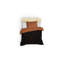 Ensemble de housse de couette simple 100% coton Ranforce, cuivre et noir, housse de couette 55,1 po x 78,7 po | Comprend 1 taie d'oreiller de 23,6 po x 23,6 po | Impression réactive, lavable à la machine, design élégant et durable avec fermeture à boutons-1964933347