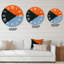 Minimal Compostions géométriques de formes élémentaires VI - Horloge murale moderne-59912959