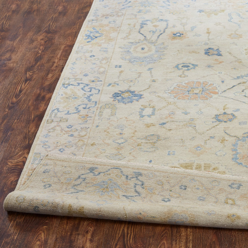Galena Hand Knotted Wool Oriental Area Rug, Rectangle 10' x 14'