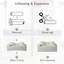 Causeuse surdimensionnée en mousse de 61 po avec oreillers et canapé en velours côtelé de compression Boneless-127360616