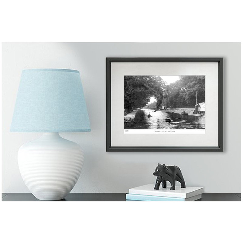 Hythe, The Canal 1918 by Francis Frith - Single Picture Frame Print, 60cm H x 80cm W x 2.3cm D