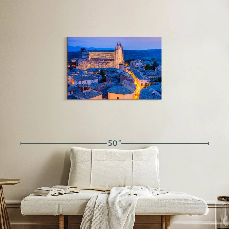 Orvieto Blue Hour, H 20 po x l 30 po
