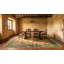 Scenic Antique Yellow Open Field Room Size Chinese Art Deco Wool Rug