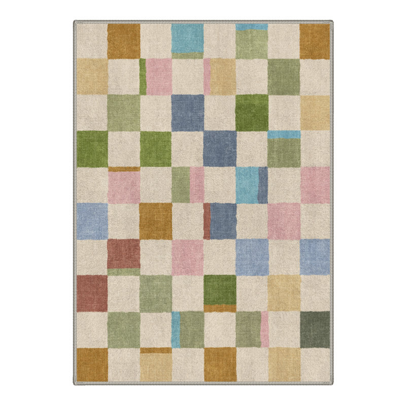 Tapis lavable à la machine Modern, Rectangle 9 pi x 12 pi