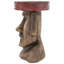 Easter Island Moai Sculptural Side Table