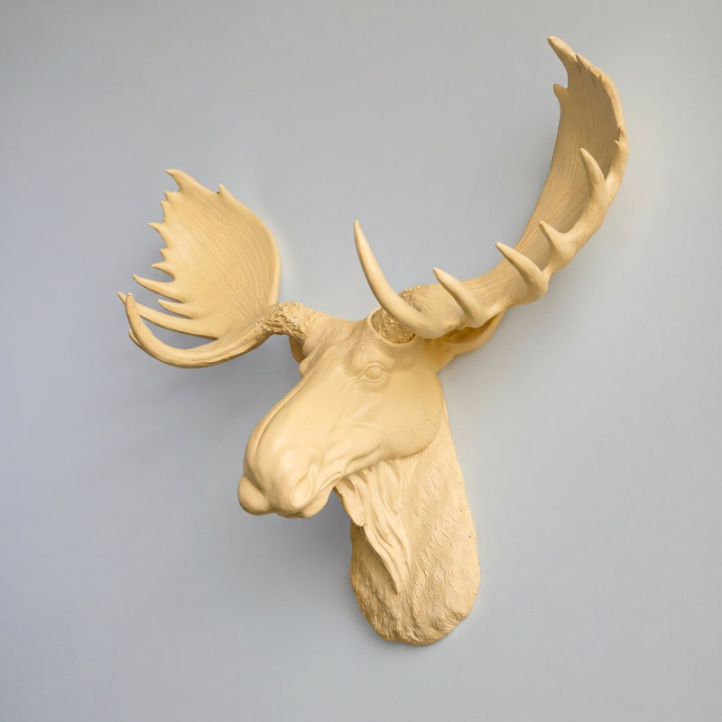 Head Faux Taxidermy Moose Wall Décor, Honeybee