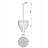 Cocolina 19 light Chandelier in Bronze